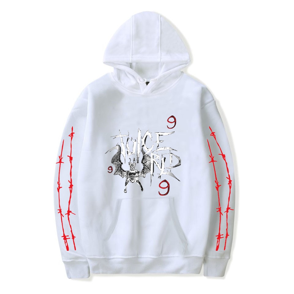 999 Club by Juice WRLD Chrome Smile Black Zip Hoodie